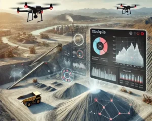 Drone-Based Stockpile Monitoring Image