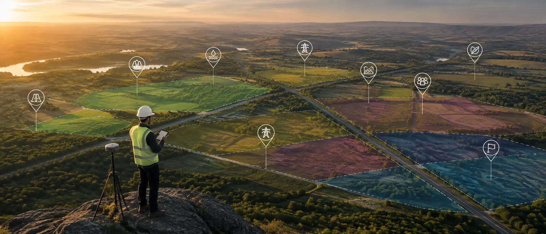 Land identification and suitability assessment of a candidate site before purchase